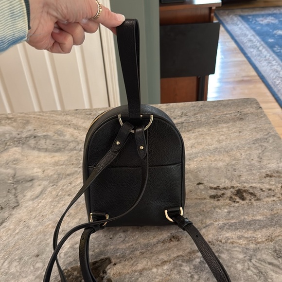 HENRI BENDEL Mini Pebbled Leather Influencer Convertible Iconic Backpack… - Picture 2 of 11
